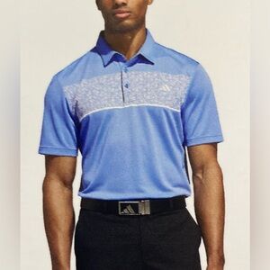 adidas golf Polo men’s blue short sleeve